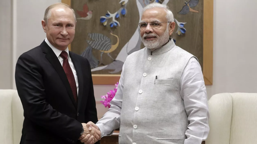 Путин наградил премьера Индии орденом Андрея Первозванного