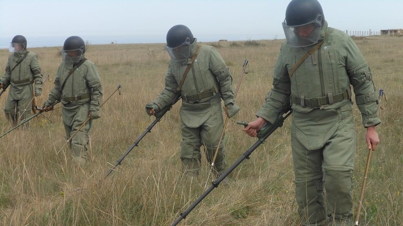 Морские инженеры ЧФ развернули полевой лагерь на полигоне боевой подготовки