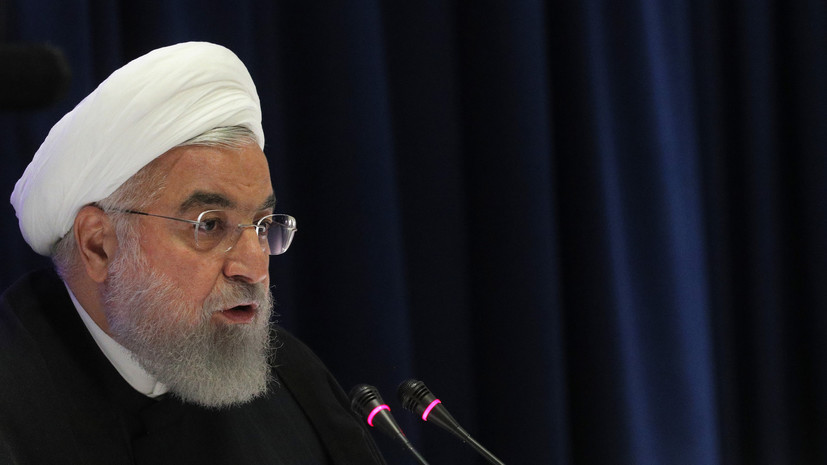Рухани заявил об отсутствии у Ирана стремления получить ядерное оружие