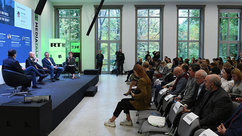 Военкор Александр Коц в ходе конференции RT MEDIA TALK рассказал о работе в зоне конфликтов