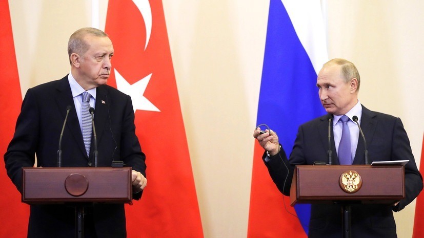 Ушаков: Путин и Эрдоган на встрече беседовали не менее двух часов
