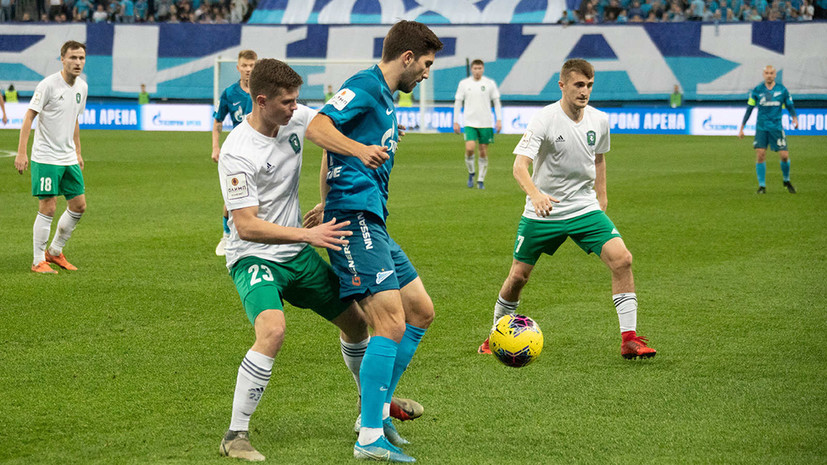 «Зенит» разгромил «Томь» и вышел в четвертьфинал Кубка России