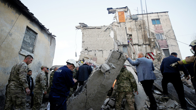 До пяти возросло число жертв землетрясения в Албании