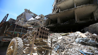 Развалины города Дума (апрель 2018 г.)