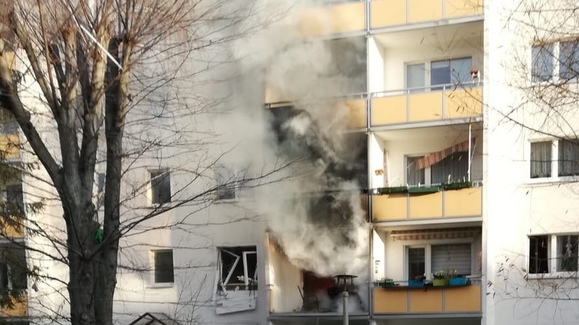 Около сотни воспитанников детсада эвакуированы после взрыва в доме в Германии