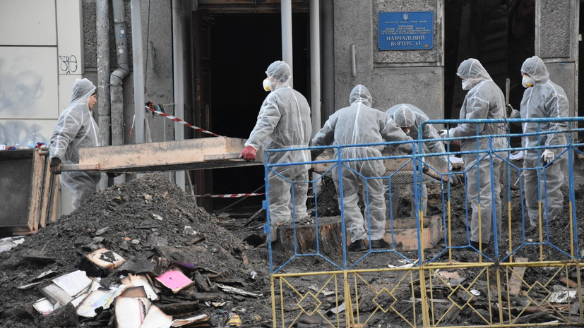 СБУ заявила о попытках уничтожить документы о сгоревшем в Одессе колледже