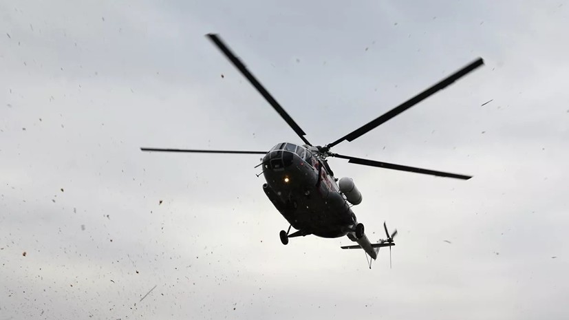 В аэропорту Иркутска у Ми-8 подломилась стойка шасси