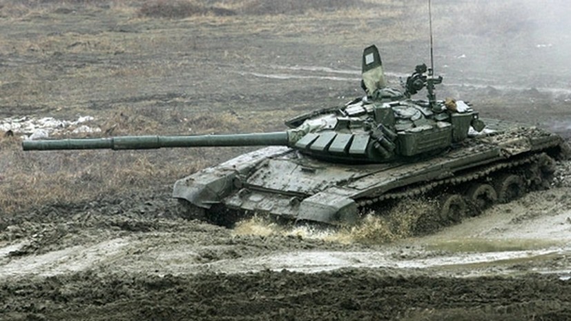 Военнослужащие ЧФ приняли участие в первом этапе «Танкового биатлона»