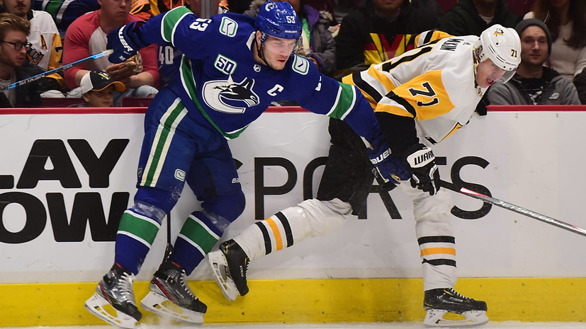 «Питтсбург» проиграл «Ванкуверу» в НХЛ, Малкин набрал одно очко