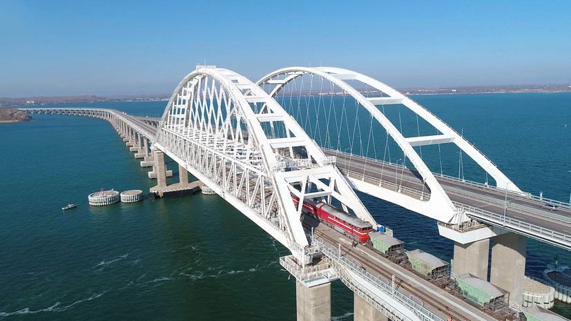 Новый путь на полуостров: Путин примет участие в открытии железнодорожной части Крымского моста