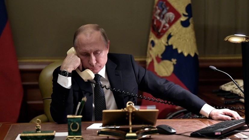 Путин и премьер-министр Италии провели телефонный разговор