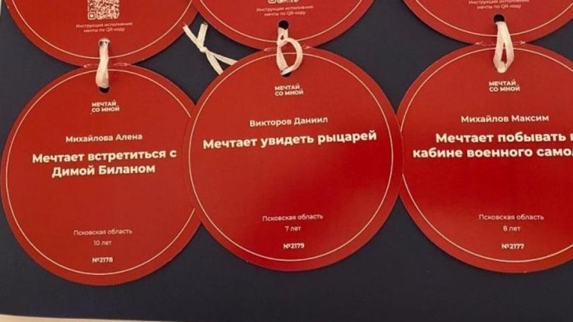 Власти Псковской области приняли участие в акции «Ёлка желаний»