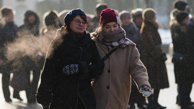 В Москве 29 декабря ожидается до -3 °С