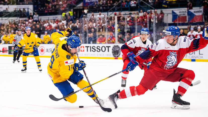 Сборная Швеции всухую разгромила команду Чехии в 1/4 финала МЧМ по хоккею