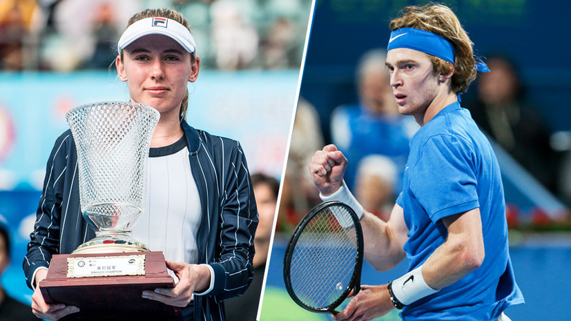 Double Victorious Start Alexandrova And Rublev Won The First Tournaments Of The New Tennis Season Teller Report