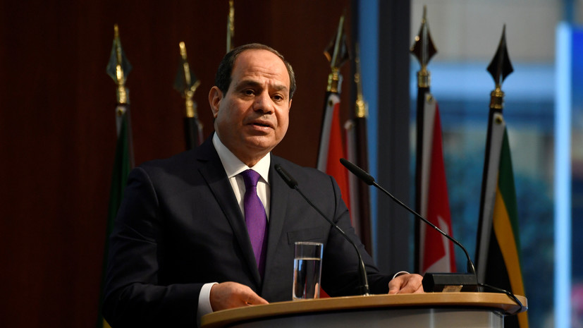 Президент Египта вылетел в Германию для участия в конференции по Ливии