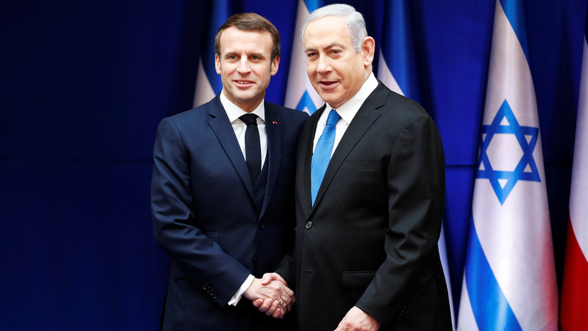 Нетаньяху призвал Макрона присоединиться к санкциям против Ирана
