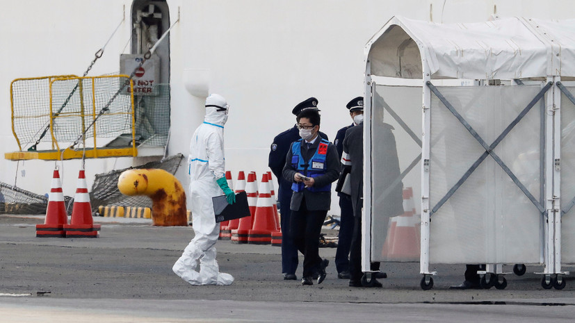 Россиян нет среди новых заражённых коронавирусом на лайнере в Японии
