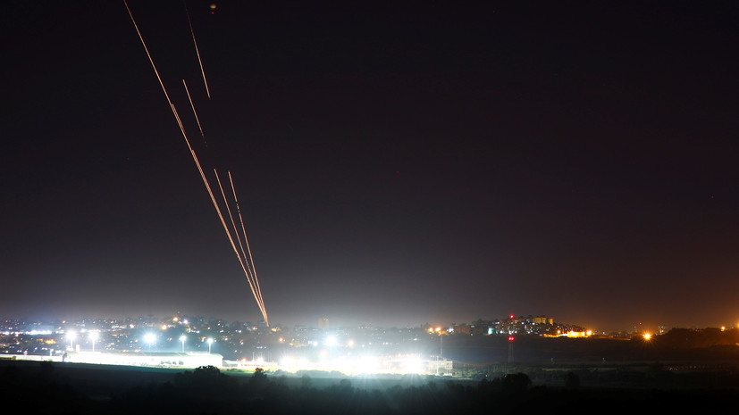 В Израиле сообщили о пуске ракеты из сектора Газа