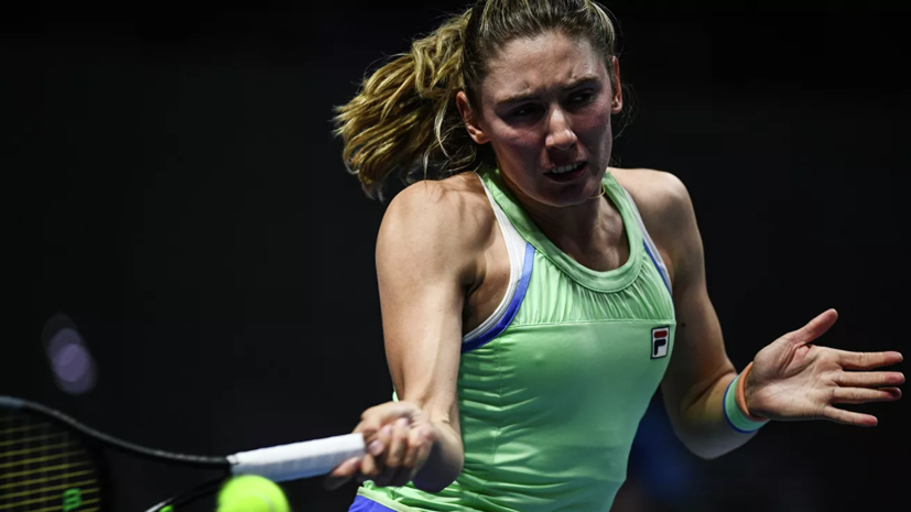 Александрова опустилась на 26-ю позицию в рейтинге WTA