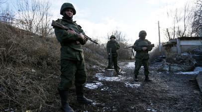 Военные в Донбассе