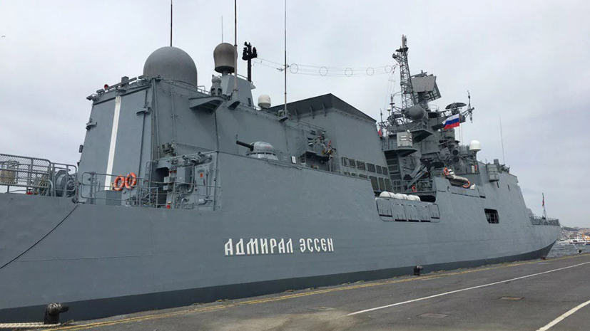 Фрегат ЧФ провёл учения в Средиземном море