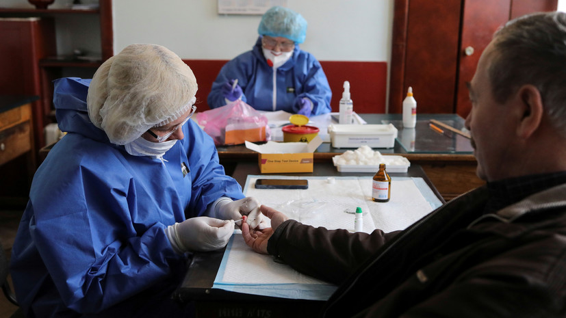 Число случаев заражения коронавирусом на Украине выросло до 2 203