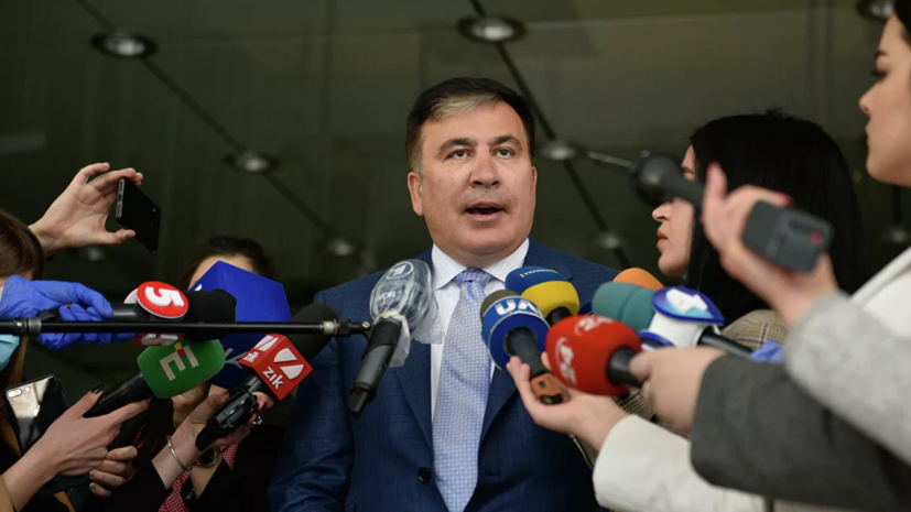 Саакашвили оконфузился с флагом Украины