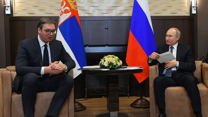 В Сербии сообщили о переговорах Вучича с Путиным