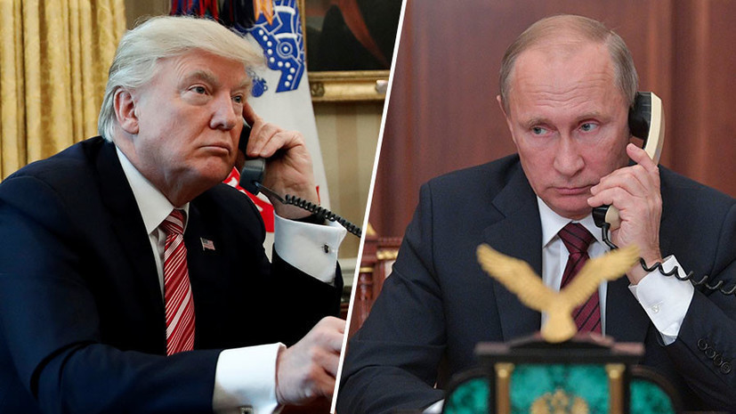 Трамп рассказал Путину о своей идее проведения саммита G7