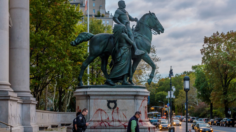 Трамп оценил решение демонтировать памятник Рузвельту в Нью-Йорке