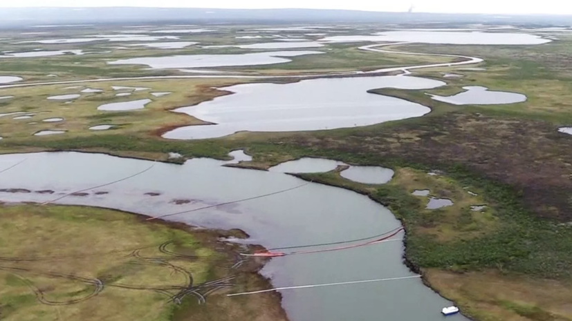 На месте ЧП в Норильске собрано семь кубометров водонефтяной смеси