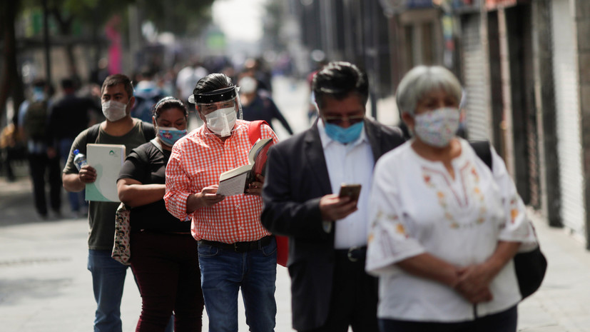 Число случаев коронавируса в Мексике превысило 220 тысяч
