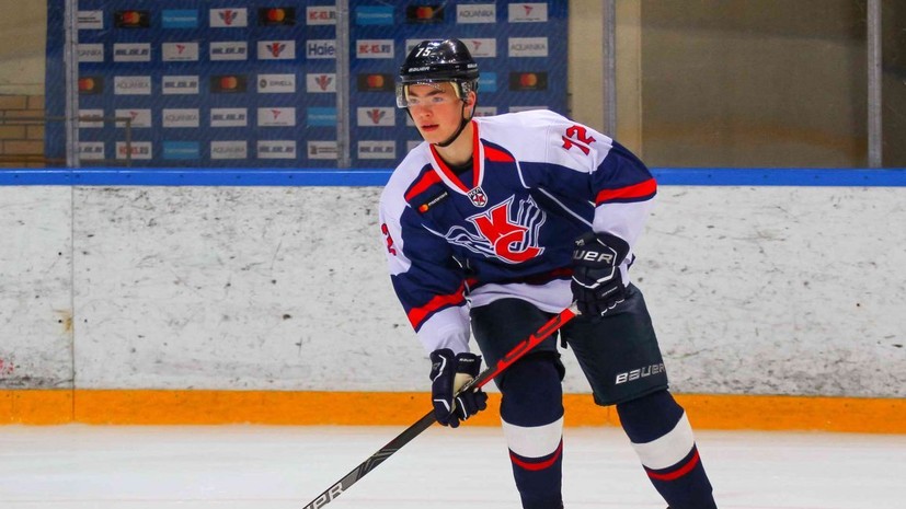 Российский хоккеист Петров выбран под первым номером на импорт-драфте CHL