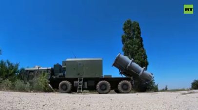Ракетный пуск БРК «Бал»  Черноморского флота