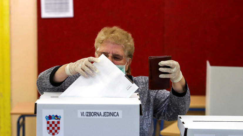 Экзитпол: партия премьера Хорватии лидирует на выборах