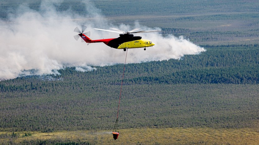 Лесопожарные службы потушили в России 70 природных пожаров за сутки