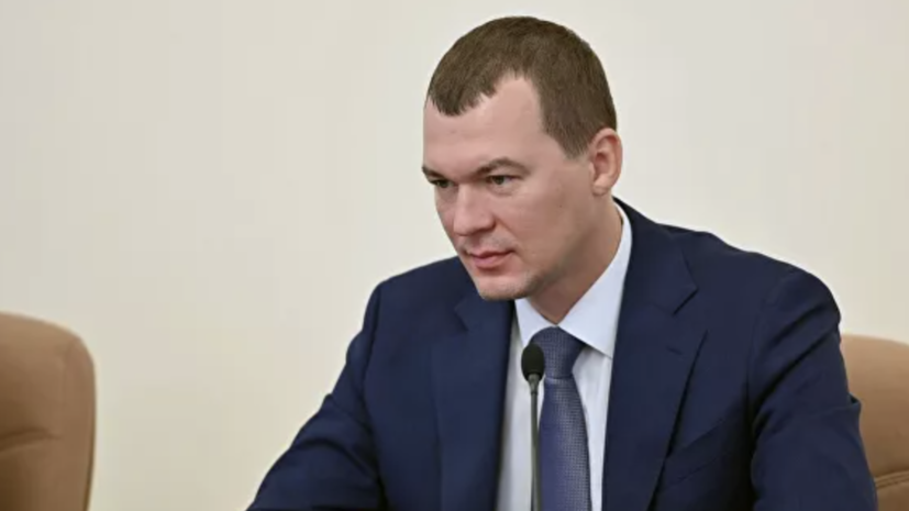 Дегтярёв рассказал о людях с ножами и топором на акции в Хабаровске