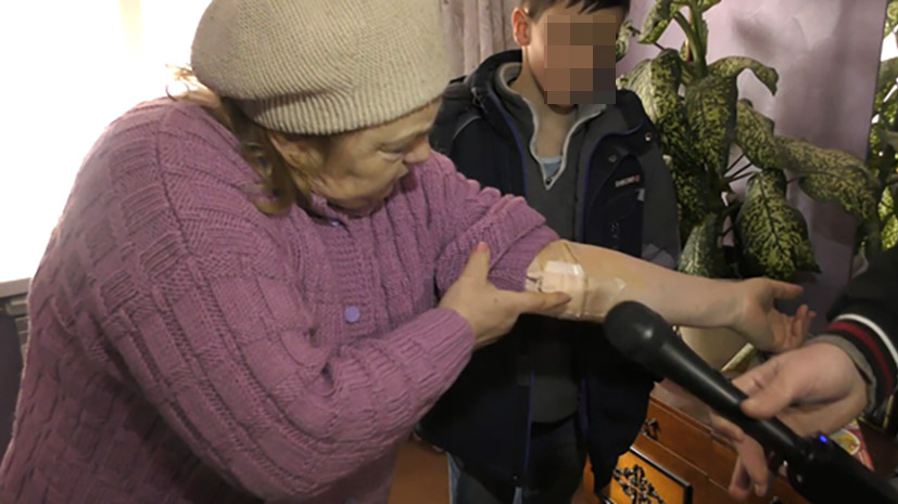 Семья Валентины Баранец пострадала во время ночной бомбёжки Горловки