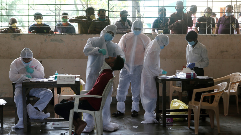 В Индии выявили более 53 тысяч случаев коронавируса за сутки