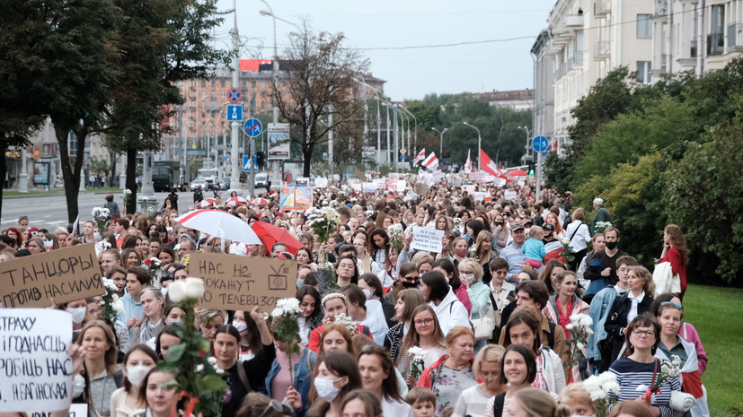 В Минске на женской акции протеста прошли задержания