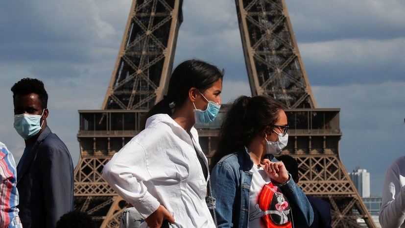Во Франции зафиксировано 5413 новых случаев коронавируса