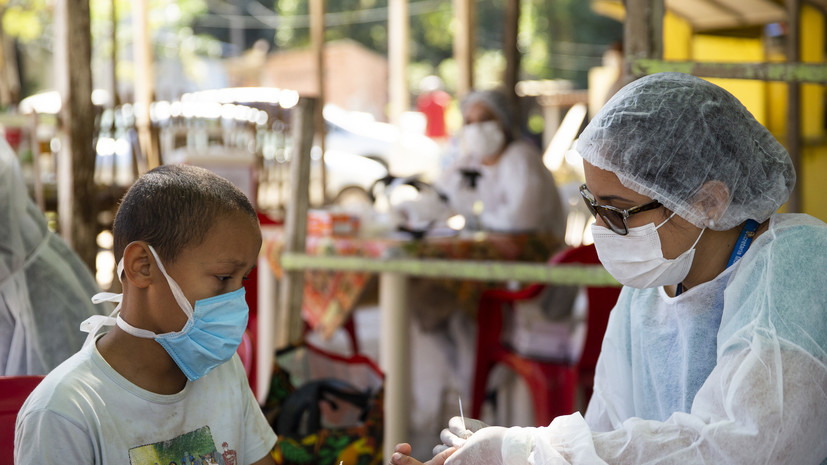 Число случаев коронавируса в Бразилии достигло 4 137 521