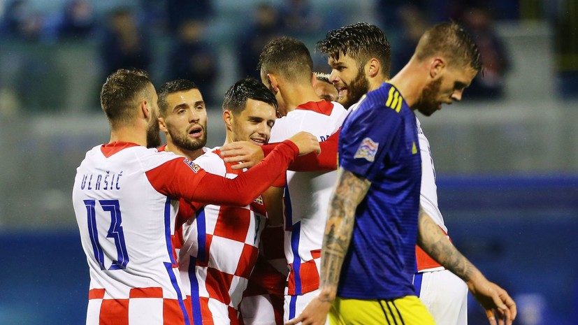 Гол Влашича помог Хорватии обыграть Швецию в Лиге наций