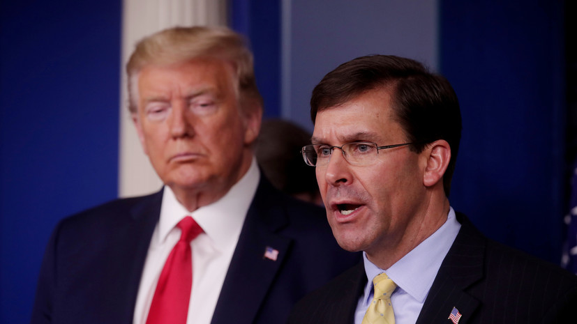 Трамп уволил Эспера с поста главы Пентагона