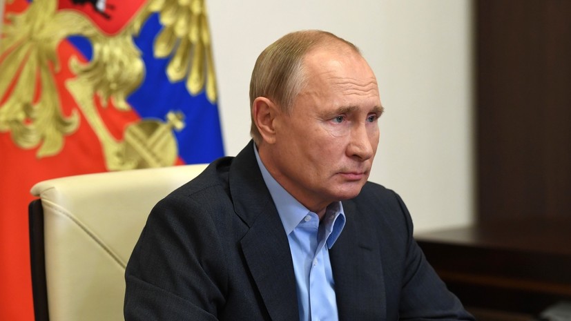 Путин заявил о полном прекращении огня в Карабахе с 10 ноября