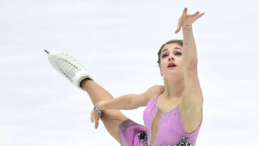 Косторная лидирует по итогам короткой программы на этапе Гран-при в Москве