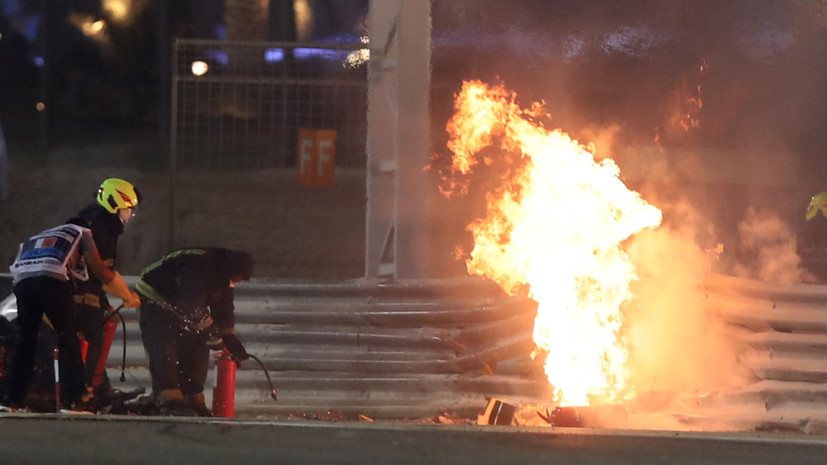 Авария Грожана, возгорание болида Переса и 11-е место Квята: чем запомнился Гран-при Бахрейна в «Формуле-1»