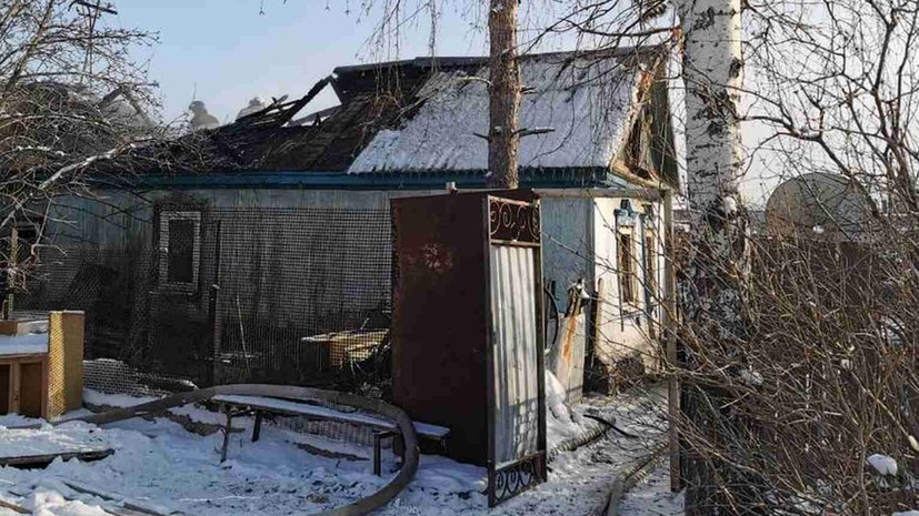 Из-за смерти трёх детей при пожаре в Оренбургской области возбудили дело