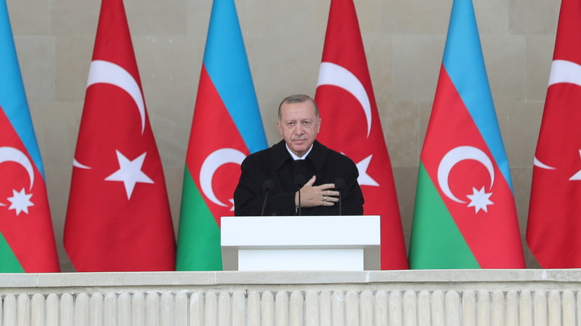 Эрдоган заявил, что позиция Путина помогла урегулированию в Карабахе